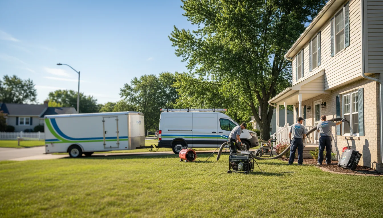 Flooded Basement Restoration And Cleanup With Repair in Battle Creek, MI near me